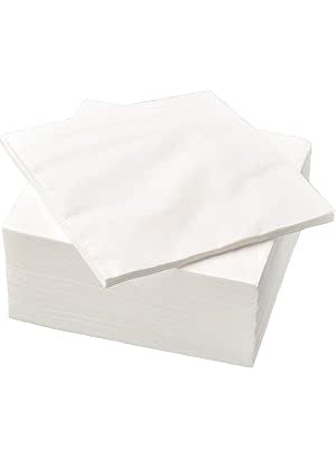 Paper Napkin, White / 100 Pack - 40x40 cm - Image 1